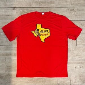 Shiner Beer Run Technical dryfit T-shirt Men’s XL  Shiner Brewery